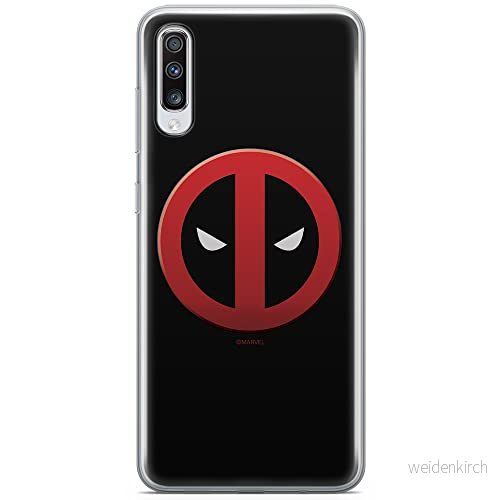ERT GROUP mobiltelefonfodral för Samsung A70 originalt och officiellt licensierat Marvel mönster Deadpool 003 optimalt anpassad till formen på mobiltelefonen, fodral tillverkad av TPU plast 5902980859270
