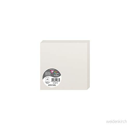 Clairefontaine förpackning (med 25 vikta kort pollen, 135 x mm, 210 g) 13.50 0 LJUSGRÅ 3329680128772