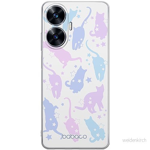 ERT GROUP mobiltelefonfodral för Realme C55 originalt och officiellt licensierat Babaco mönster Cats 016 optimalt anpassad till formen på mobiltelefonen, fodral tillverkad av TPU plast 5905511868659