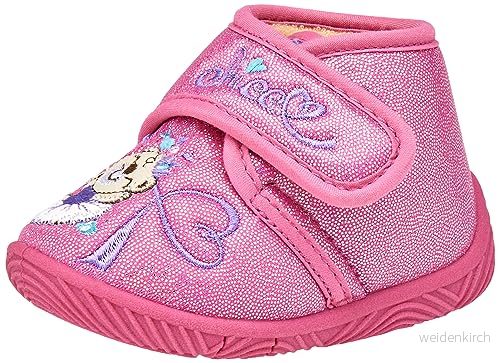 Chicco Hem och dagisskor för flickor med stängning (1) toffla, Rosa 4, 26 EU 8051182432532