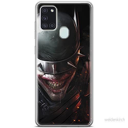 ERT GROUP mobiltelefonfodral för Samsung A21s originalt och officiellt licensierat DC mönster Batman Who Laughs 002 optimalt anpassad till formen på mobiltelefonen, fodral tillverkad av TPU plast 5903040264300