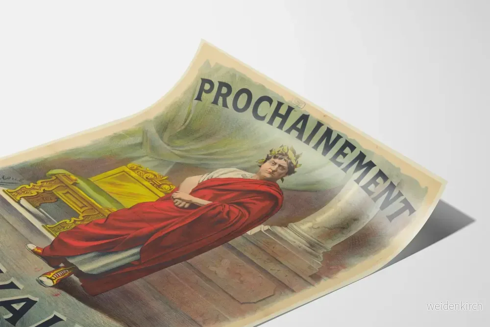 Vintageposter Silvain från Comédie Française - Bild 3