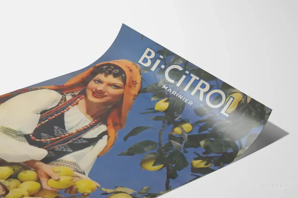 Vintage Bi-Citrol Marinier Poster - Väggdekoration Citron - Bild 3