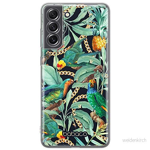 ERT GROUP mobiltelefonfodral för Samsung S21 FE originalt och officiellt licensierat Babaco mönster Flowers 058 optimalt anpassad till formen på mobiltelefonen, fodral tillverkad av TPU plast 5905131369055