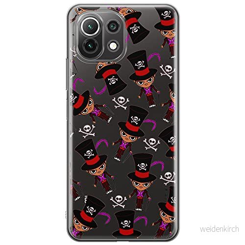 ERT GROUP mobiltelefonfodral för Xiaomi 11 LITE 4G/5G originalt och officiellt licensierat Disney mönster Dr. Facilier 002, gedeeltelijk transparant 5905131400192