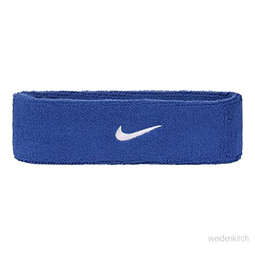 Nike Unisex vuxen Swoosh pannband/pannband, blå (Royal blå/vit), en storlek 845840073391