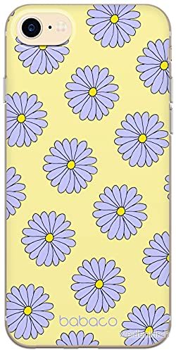 ERT GROUP mobiltelefonfodral för Apple Iphone 7/8/ SE 2/ 3 originalt och officiellt licensierat Babaco mönster Flowers 021, fodral tillverkad av TPU plast 5903932644487