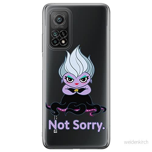 ERT GROUP mobiltelefonfodral för Xiaomi Redmi Note 11 Pro 5G/11 4G originalt och officiellt licensierat Disney mönster Ursula 004, gedeeltelijk transparant 5905131462121