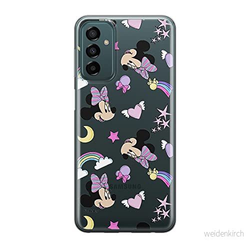 ERT GROUP mobiltelefonfodral för Samsung M13 4G/M23 5G/F23 originalt och officiellt licensierat Disney mönster Minnie 031 optimalt anpassad till formen på mobiltelefonen, gedeeltelijk transparant 5905511359492