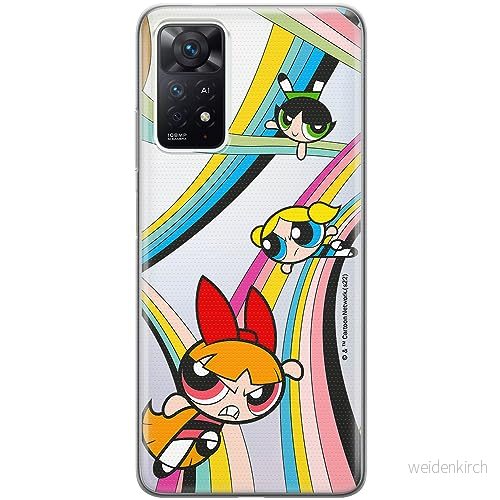 ERT GROUP mobiltelefonfodral för Xiaomi REDMI NOTE 11 PRO 5G/ 4G/ PRO+ 5G originalt och officiellt licensierat The Powerpuff Girls mönster 020, gedeeltelijk transparant 5905511967291