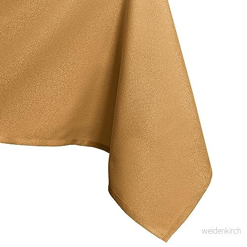 AmeliaHome Bordsduk 110 x 180 cm lotuseffekt vattenavvisande glänsande imperium guld 4251758660367