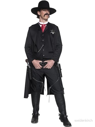 Deluxe Authentic Western Sheriff Costume (M) 5020570361566