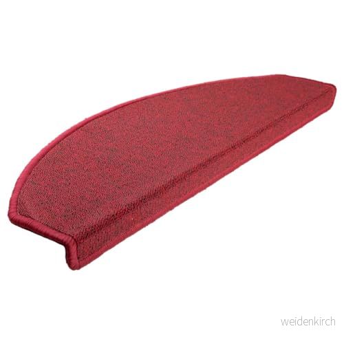 Trappstegsmattor 15 st vinröd 65x24x4 cm 8718475728351