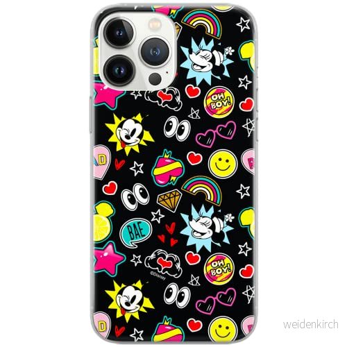 ERT GROUP mobiltelefonfodral för Iphone 13 PRO MAX originalt och officiellt licensierat Disney mönster Mickey and Minnie 013 Vit optimalt anpassad, fodral tillverkad av TPU plast 5903932863642