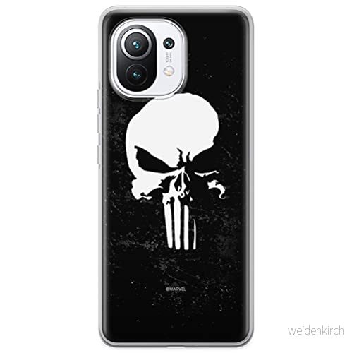 ERT GROUP mobiltelefonfodral för Xiaomi 11 originalt och officiellt licensierat Marvel mönster Punisher 002 optimalt anpassad till formen på mobiltelefonen, fodral tillverkad av TPU plast 5903537098272