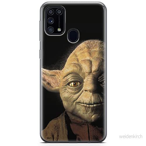 ERT GROUP mobiltelefonfodral för Samsung M31 originalt och officiellt licensierat Star Wars mönster Yoda 004 optimalt anpassad till formen på mobiltelefonen, fodral tillverkad av TPU plast 5904805482762