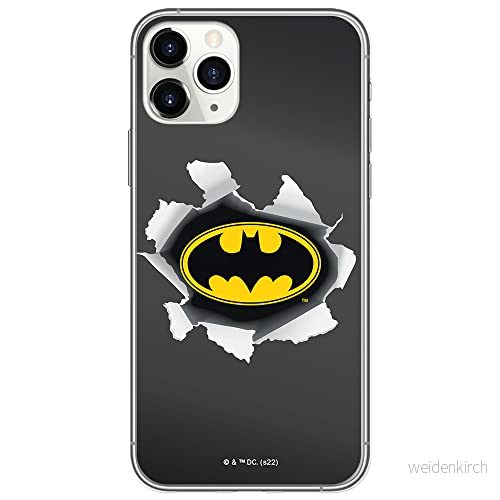 ERT GROUP mobiltelefonfodral för Iphone 11 PRO MAX originalt och officiellt licensierat DC mönster Batman 059 optimalt anpassad till formen på mobiltelefonen, fodral tillverkad av TPU plast 5905131534583