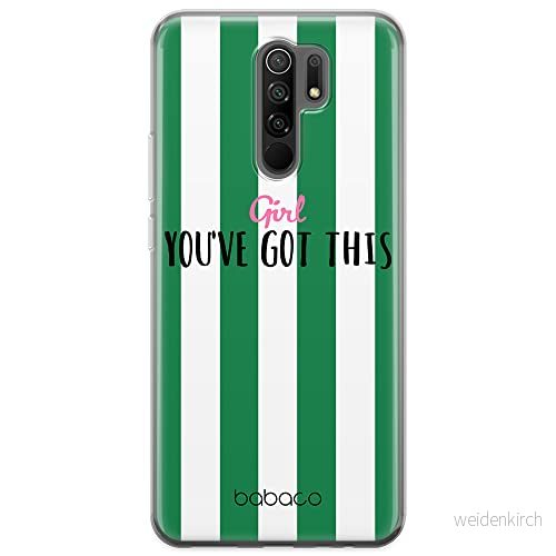 ERT GROUP mobiltelefonfodral för Xiaomi REDMI 9 originalt och officiellt licensierat Babaco mönster Positive vibes 004 optimalt anpassad till formen på mobiltelefonen, fodral tillverkad av TPU plast 5903932954104