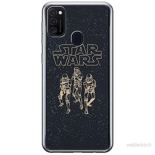 ERT GROUP mobiltelefonfodral för Samsung M21 originalt och officiellt licensierat Star Wars mönster 005 optimalt anpassad till formen på mobiltelefonen, fodral tillverkad av TPU plast 5903537838595