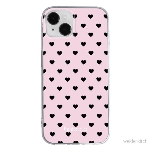 ERT GROUP mobiltelefonfodral för Apple Iphone 14 originalt och officiellt licensierat Babaco mönster Hearts 003 optimalt anpassad till formen på mobiltelefonen, fodral tillverkad av TPU plast 5905131878540
