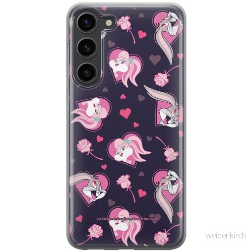ERT GROUP mobiltelefonfodral för Samsung S23 PLUS originalt och officiellt licensierat Looney Tunes mönster Lola & Bugs 003 anpassad till formen på mobiltelefonen, fodral tillverkad av TPU plast 5905795134723