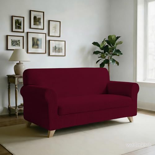 Drömmar och nyckfulla husdjur Soffa Iris, Tyg, Bordeaux, 3 sits 8058575093363
