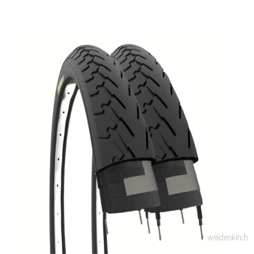 2 X CITYBIKE 28 1,25 SVART 5/8 1/4 VÄGTRÖRKNING Cykel 769322303960