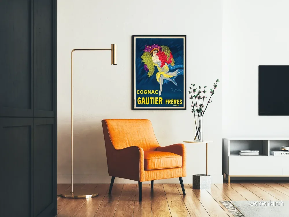 Vintageposter Cognac Gautier Frères - Bild 2