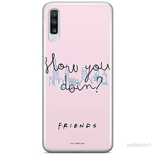 ERT GROUP mobiltelefonfodral för Samsung A70 originalt och officiellt licensierat Friends mönster 008 optimalt anpassad till formen på mobiltelefonen, fodral tillverkad av TPU plast 5903932267860