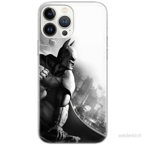ERT GROUP mobiltelefonfodral för Samsung S10 originalt och officiellt licensierat DC mönster Batman 015 Vit optimalt anpassad till formen på mobiltelefonen, fodral tillverkad av TPU plast 5902980061628