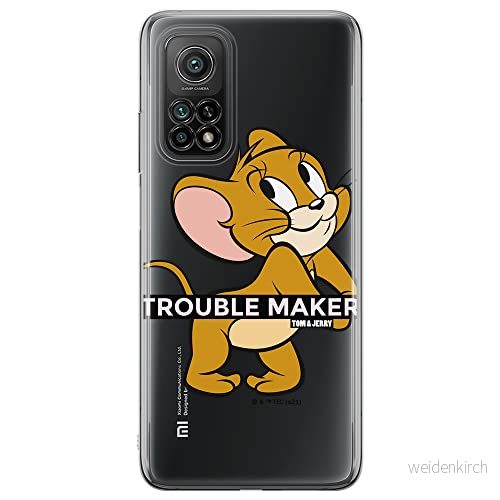 ERT GROUP mobiltelefonfodral för Xiaomi Redmi Note 11 Pro 5G/11 4G originalt och officiellt licensierat Tom and Jerry mönster 012, gedeeltelijk transparant 5904805638695