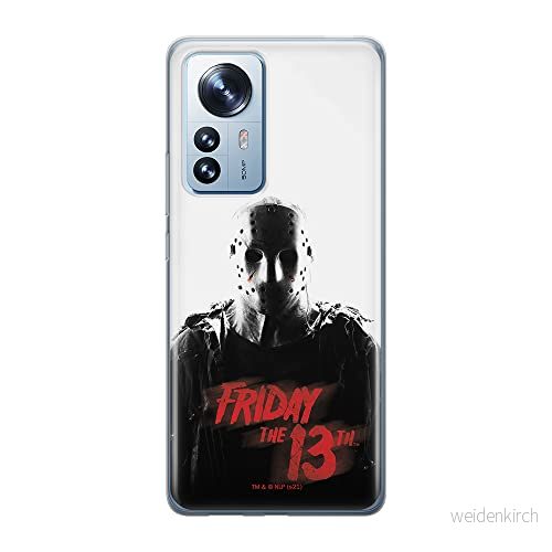 ERT GROUP mobiltelefonfodral för Xiaomi 12 PRO originalt och officiellt licensierat Horror mönster Friday the 13th 014 anpassad till formen på mobiltelefonen, fodral tillverkad av TPU plast 5905511531454