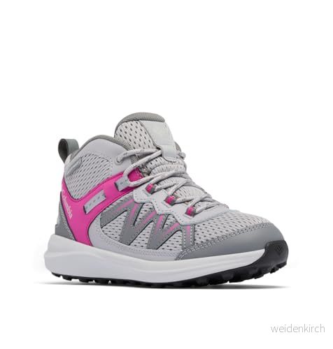 Columbia Youth Peakfreak RUSH Unisex Ankelboots för barn, Storlek: 36, Grey/purple Skinn och textil 195982520193