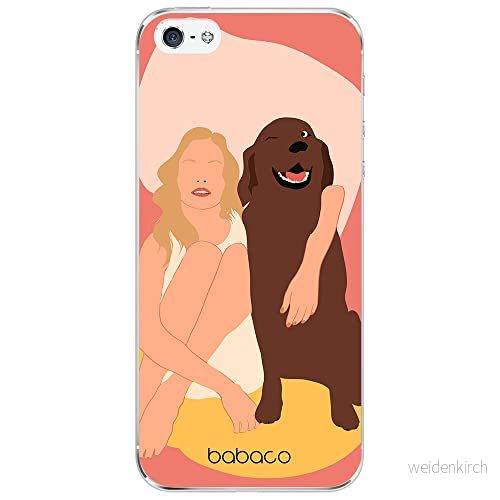 ERT GROUP mobiltelefonfodral för Iphone 5/5S/SE originalt och officiellt licensierat Babaco mönster Dogs 007 optimalt anpassad till formen på mobiltelefonen, fodral tillverkad av TPU plast 5905131050281