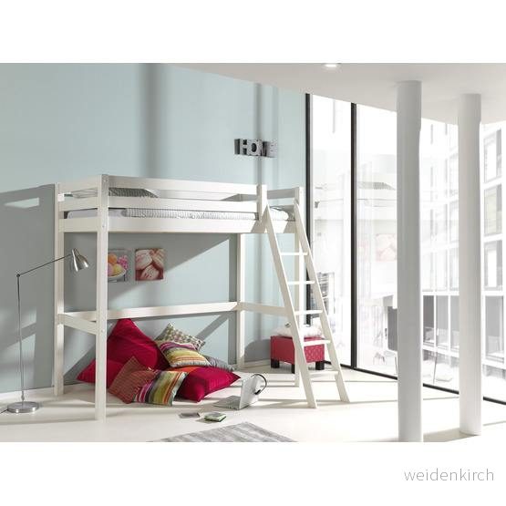 Vipack Loftsäng Pino Mezzanine 90 200 Cm Vit 5420070226646 Vipack Loftsäng Pino Mezzanine 90 200 Cm Vit 5420070226646