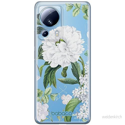 ERT GROUP mobiltelefonfodral för Xiaomi 13 LITE/CIVI 2 originalt och officiellt licensierat Babaco mönster Flowers 031 optimalt anpassad till formen på mobiltelefonen, gedeeltelijk transparant 5905511927035