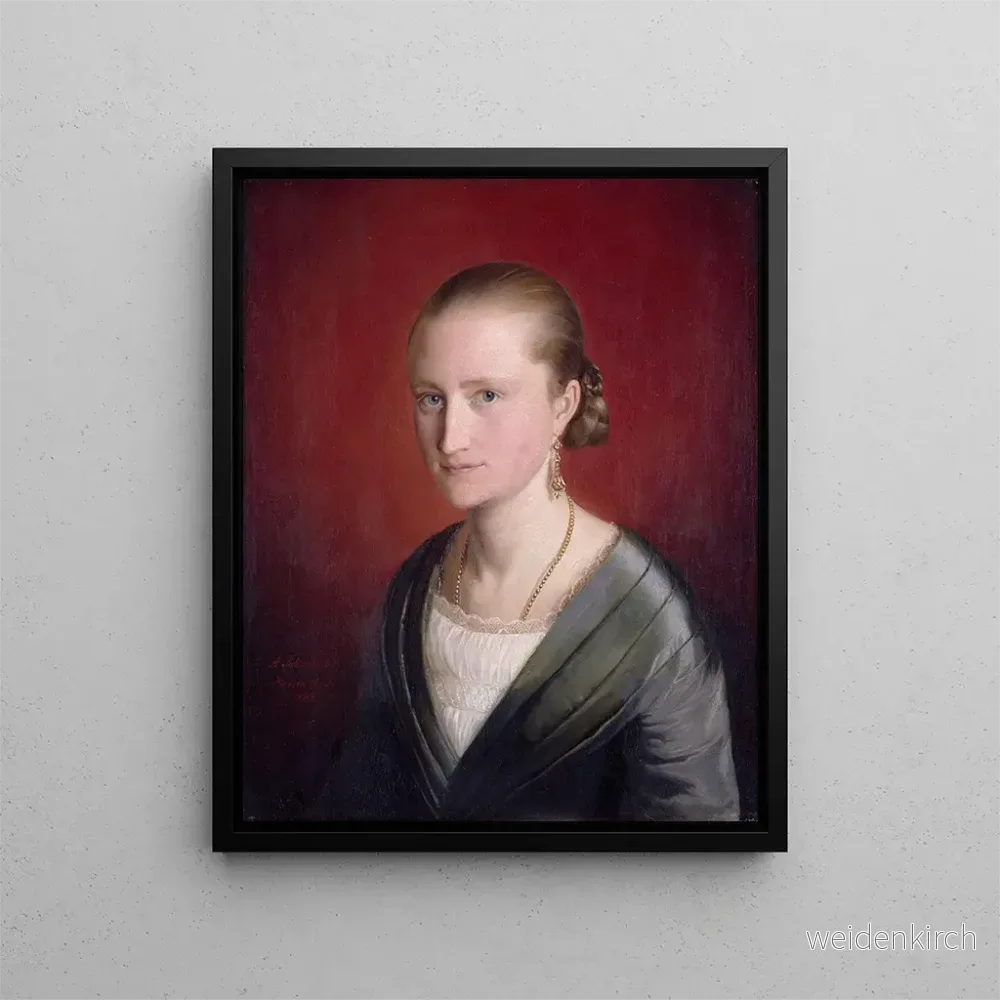 Målning av Claudine Jaeger – Adolph Tidemand | Konsttryck Målning av Claudine Jaeger – Adolph Tidemand | Konsttryck