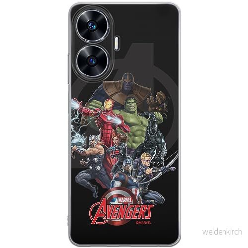 ERT GROUP mobiltelefonfodral för Realme C55 originalt och officiellt licensierat Marvel mönster Avengers 028 optimalt anpassad till formen på mobiltelefonen, fodral tillverkad av TPU plast 5905511873806