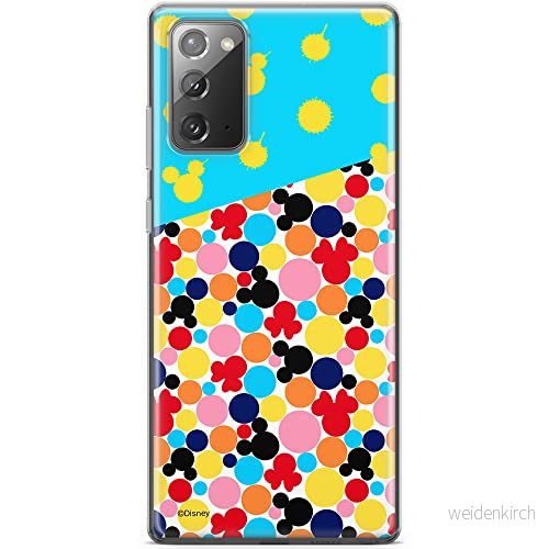 ERT GROUP mobiltelefonfodral för Samsung GALAXY NOTE 20 originalt och officiellt licensierat Disney mönster Mickey 031 optimalt anpassad till formen på mobiltelefonen, fodral tillverkad av TPU plast 5903040449578