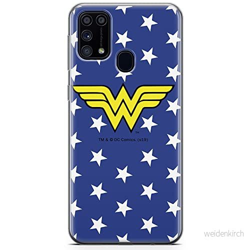 ERT GROUP mobiltelefonfodral för Samsung M31 originalt och officiellt licensierat DC mönster Wonder Woman 006 optimalt anpassad till formen på mobiltelefonen, fodral tillverkad av TPU plast 5904805478352