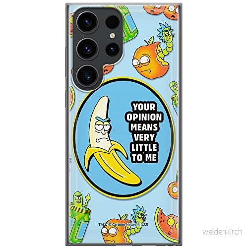 ERT GROUP mobiltelefonfodral för Samsung S23 ULTRA originalt och officiellt licensierat Rick and Morty mönster & 009 anpassad till formen på mobiltelefonen, fodral tillverkad av TPU plast 5905511474805