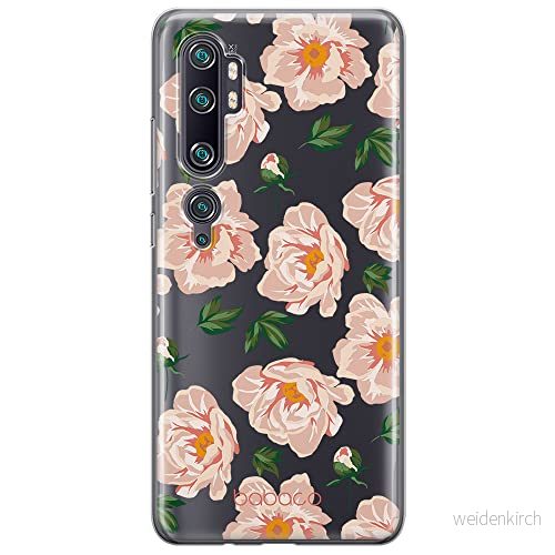 ERT GROUP mobiltelefonfodral för Xiaomi MI NOTE 10 / PRO originalt och officiellt licensierat Babaco mönster Flowers 014 anpassad till formen på mobiltelefonen, gedeeltelijk transparant 5903932615678