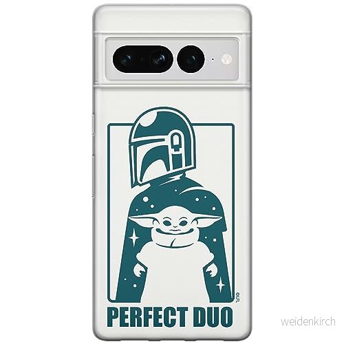 ERT GROUP mobiltelefonfodral för Google PIXEL 7 PRO originalt och officiellt licensierat Star Wars mönster Baby Yoda 034 optimalt anpassad till formen på mobiltelefonen, fodral tillverkad av TPU plast 5905795176082