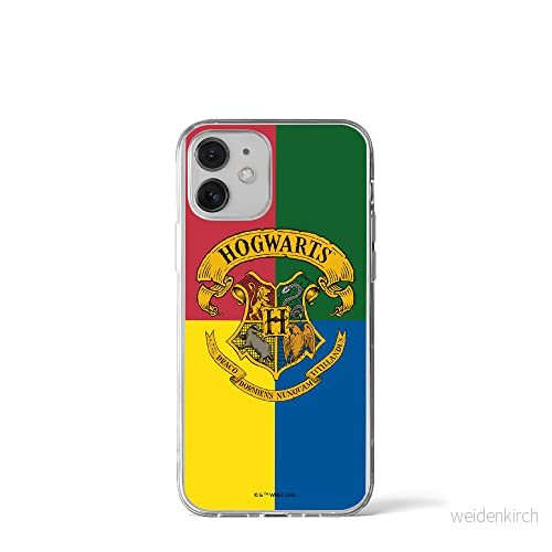 ERT GROUP mobiltelefonfodral för Apple Iphone 12 Mini originalt och officiellt licensierat Harry Potter mönster 038 Vit optimalt anpassad till formen på mobiltelefonen, fodral tillverkad av TPU plast 5903932147568
