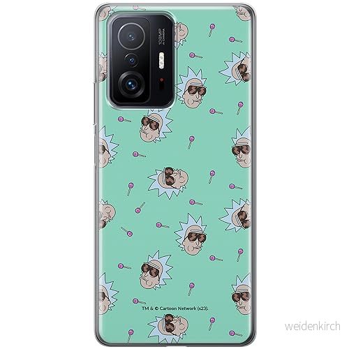 ERT GROUP mobiltelefonfodral för Xiaomi 11T 5G / PRO originalt och officiellt licensierat Rick and Morty mönster & 048, fodral tillverkad av TPU plast 5905795051440
