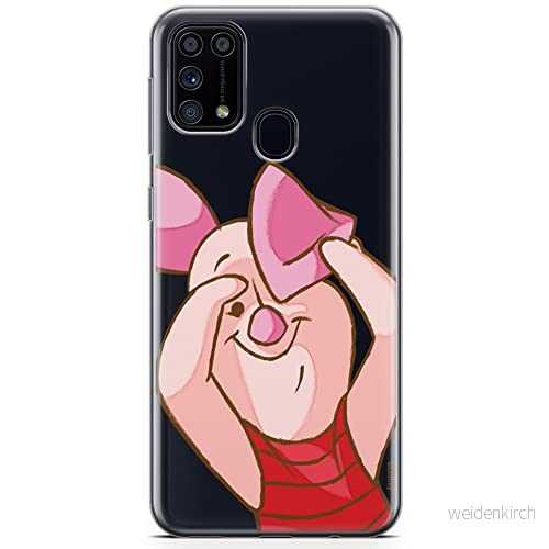 ERT GROUP mobiltelefonfodral för Samsung M31 originalt och officiellt licensierat Disney mönster Winnie the Pooh and friends 034 anpassad till formen på mobiltelefonen, gedeeltelijk transparant 5903537205366