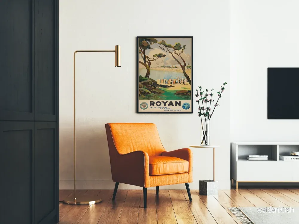 Vintageposter Royan Plage - Natur- och sportinspirerad väggdekoration - Bild 2