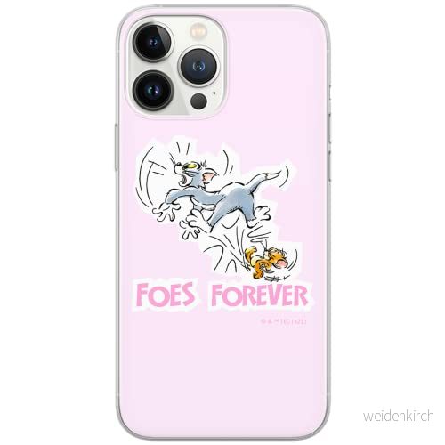 ERT GROUP mobiltelefonfodral för Samsung A50/A50s/A30s originalt och officiellt licensierat Tom and Jerry mönster 010 Vit anpassad till formen på mobiltelefonen, fodral tillverkad av TPU plast 5904805267000
