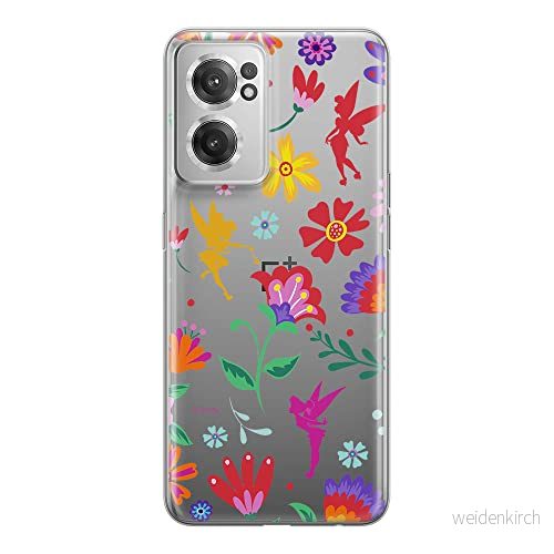 ERT GROUP mobiltelefonfodral för Oneplus NORD CE 2 originalt och officiellt licensierat Disney mönster Tinker Bell 001 optimalt anpassad till formen på mobiltelefonen, gedeeltelijk transparant 5905511285210