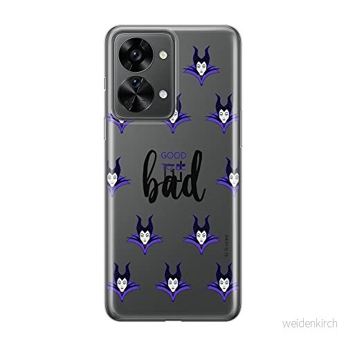 ERT GROUP mobiltelefonfodral för Oneplus NORD 2T 5G originalt och officiellt licensierat Disney mönster Maleficent 002 optimalt anpassad till formen på mobiltelefonen, gedeeltelijk transparant 5905511263768